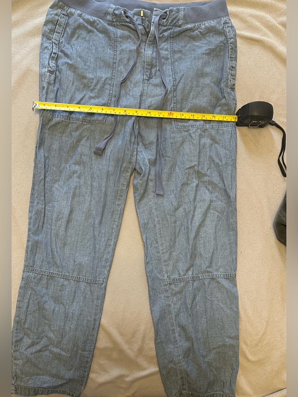 George Blue Cargo Drawstring Pants - Picture 3 of 5